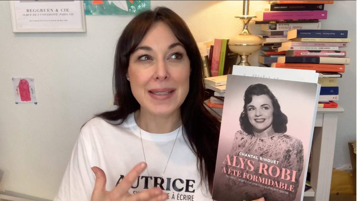 Claudia Larochelle recommande l'ouvrage Alys Robi a été formidable
