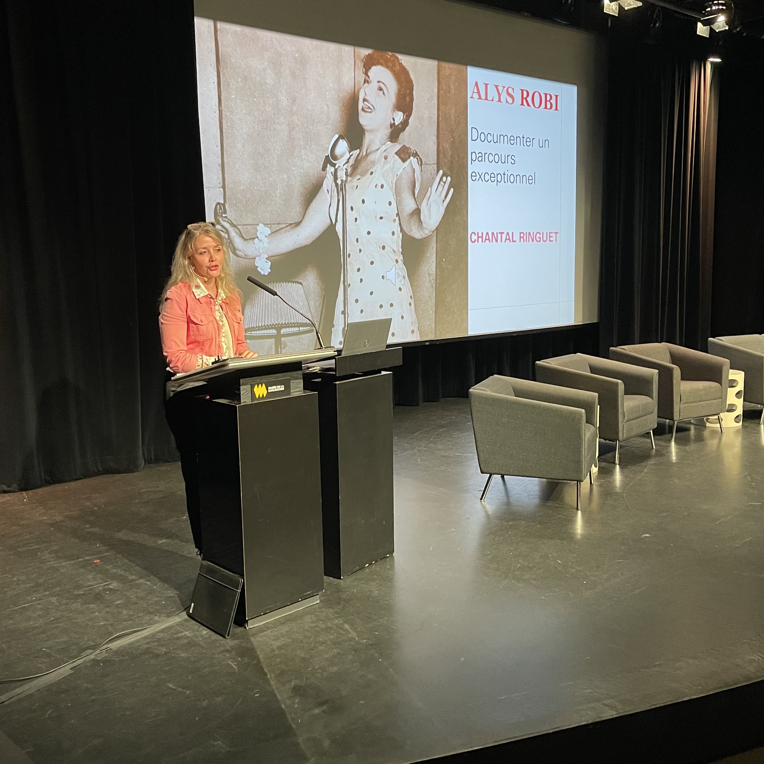 Conférence sur Alys Robi, 6e Rendez-vous d'histoire de Québec