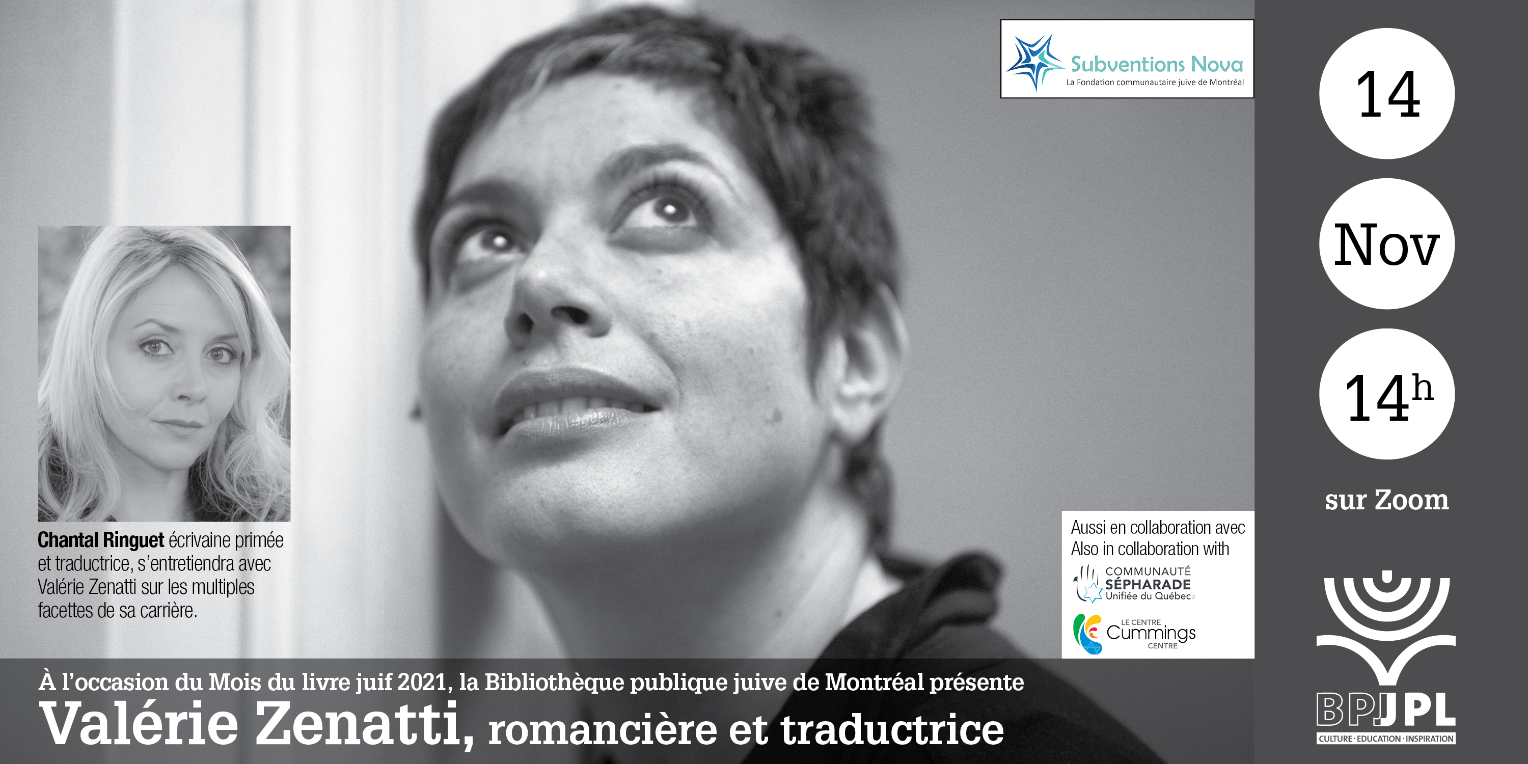 Valérie Zenatti, romancière et traductrice